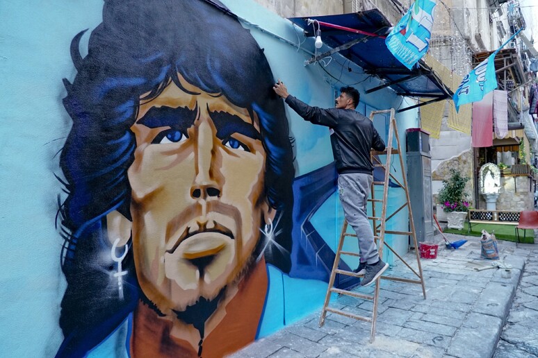 Rione Sanità, Napoli, Murales, Maradona Rione Sanità, Napoli, Murales, Maradona